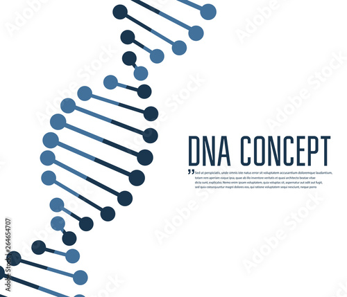 Dna vector or chromosome icon illustration