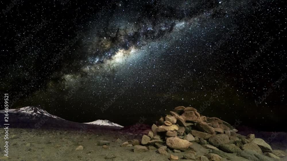 Vía Láctea en San Pedro de Atacama, Chile