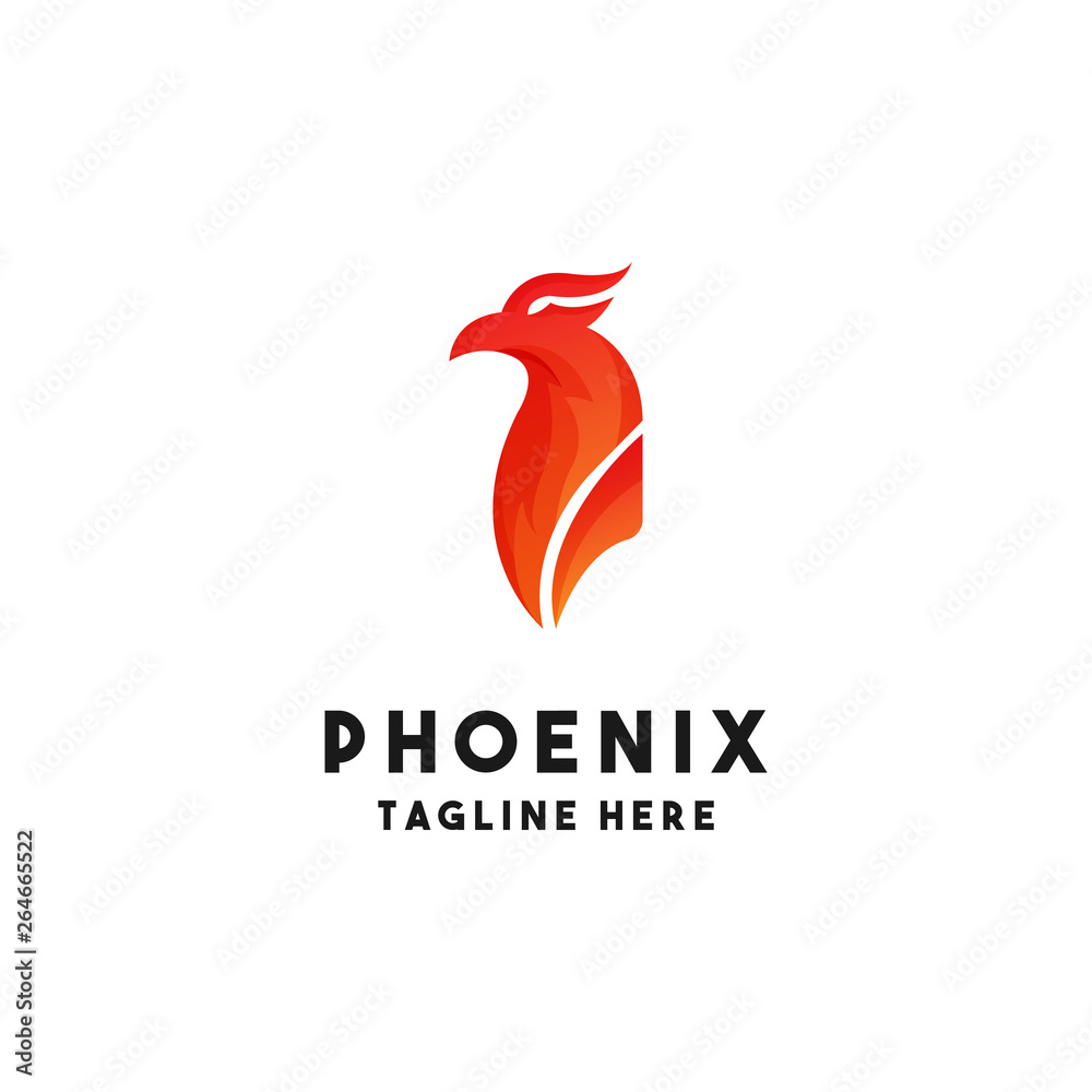 Phoenix Logo Design Inspiration, Vector Illustration Phoenix Logo Design Inspiration, Vector Illustration