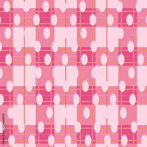 Tartan pattern. Geometric elements for fabric, textile
