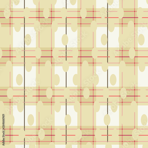 Tartan pattern. Geometric elements for fabric, textile