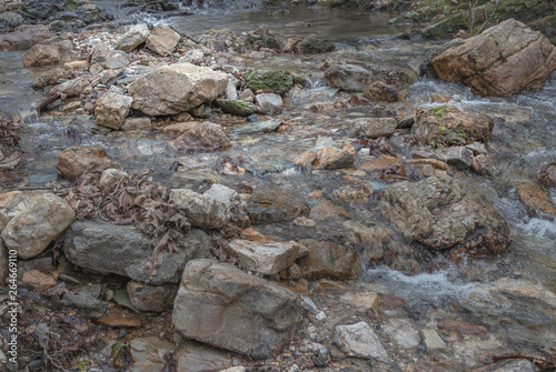 Rocky cascade  from Crooked Creek Falls