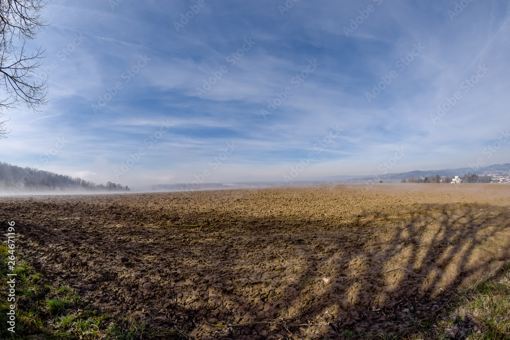 Landschaftsaufnahme von Ottensheim in Oberösterreich Landschaftsaufnahme von Ottensheim in Oberösterreich