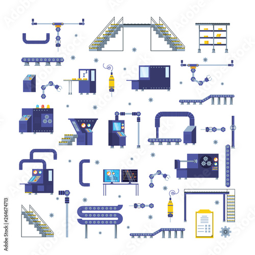 industrial factory set items