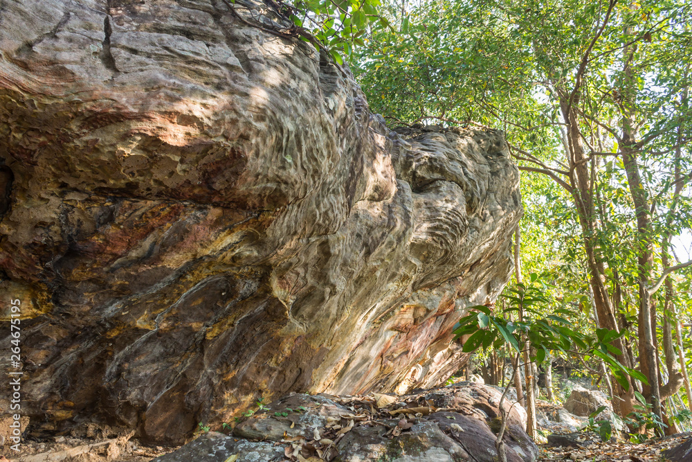 Stone Rock Cliff Mountain Hill or Pha Ngerp Phayao Attractions Northern Thailand Travel Zoom Side Stone Rock Cliff Mountain Hill or Pha Ngerp Phayao Attractions Northern Thailand Travel Zoom Side