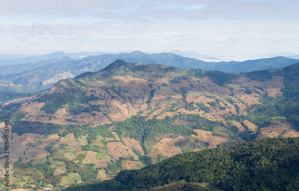 Bald Mountain Landscape at Phu Langka National Park Phayao Thailand Zoom Bald Mountain Landscape at Phu Langka National Park Phayao Thailand Zoom