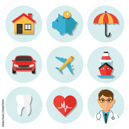 Insurance icons