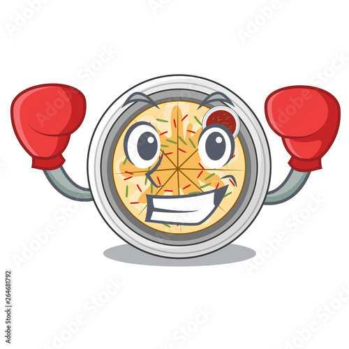 Boxing buchimgae is served in cartoon bowl