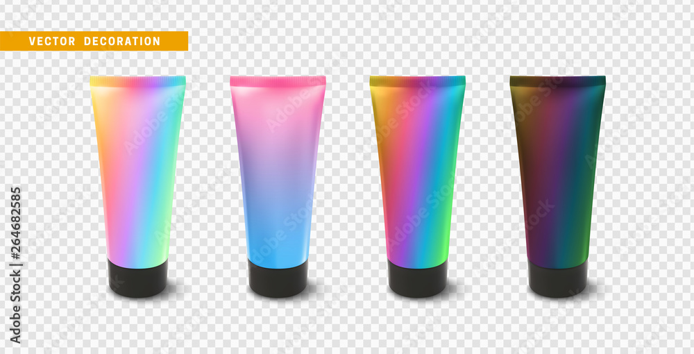 Vector Tube Cream or lotion, isolated Mock Up template Vector Tube Cream or lotion, isolated Mock Up template