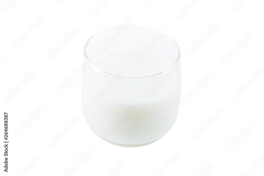 milk in glass isolated on white background, selective focus (detailed close-up shot) milk in glass isolated on white background, selective focus (detailed close-up shot)