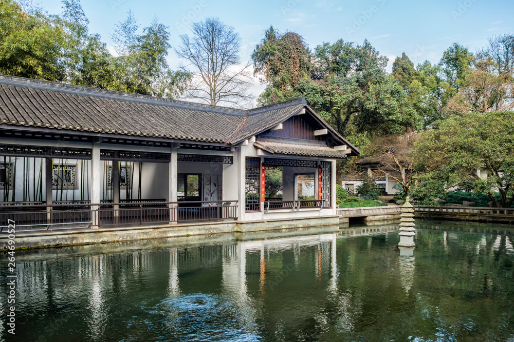 Ancient Architecture of West Lake Scenic Area in Hangzhou
