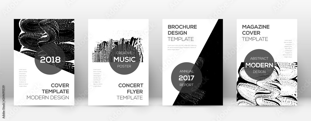 Cover page design template. Modern brochure layout