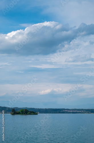 seyhan lake and surrounding villas, pine forests, adana turkey