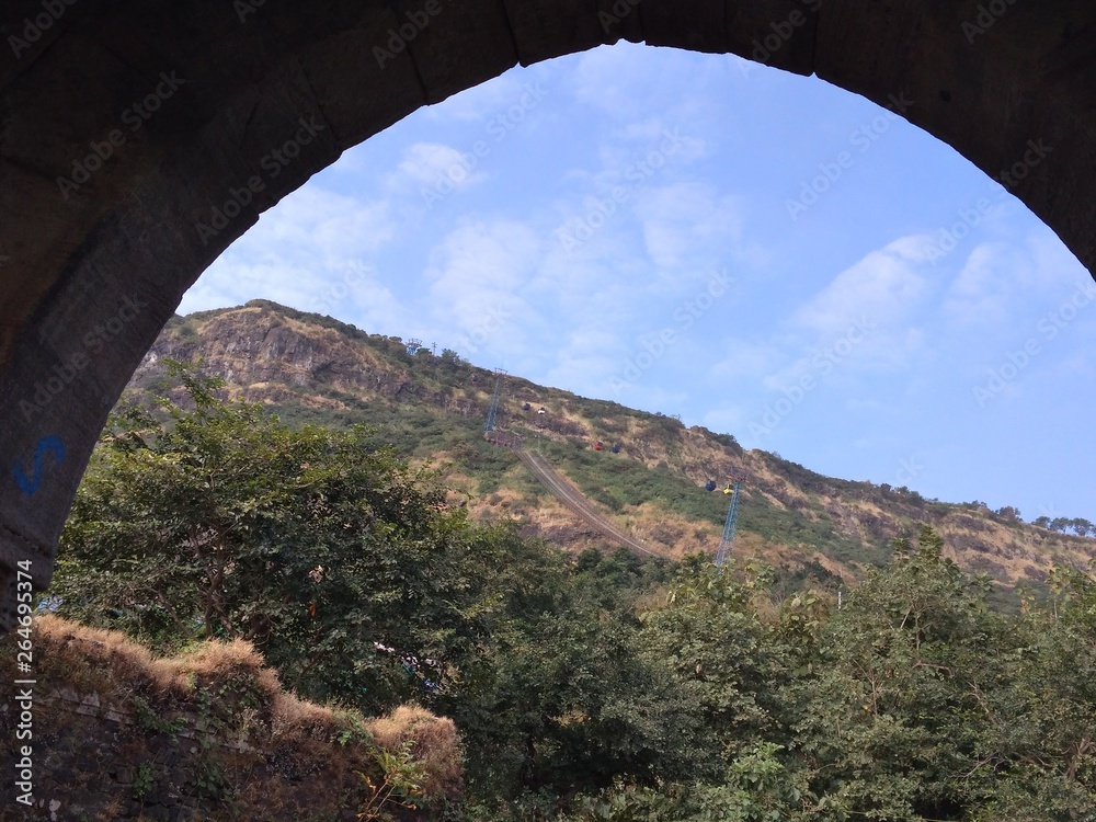 Mountain view of Pavagadh