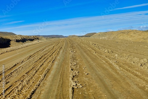 Bad road in Argentina