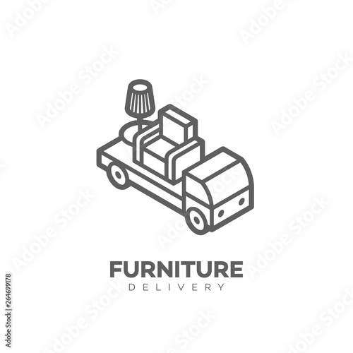 Furniture delivery logo