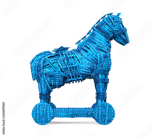 Trojan Horse with Binary Code Isolated