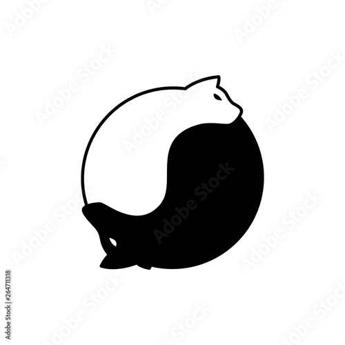 Cat and Dog In Balance logo