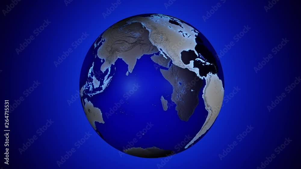 Blue transparent 3d animated earth showing the borders of the country Chile and the capital Santiago in 4K resolution at daytime Blue transparent 3d animated earth showing the borders of the country Chile and the capital Santiago in 4K resolution at daytime