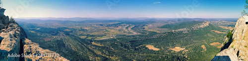 Overwhelming panorama of Hortus mount from Pic Saint-Loup photo