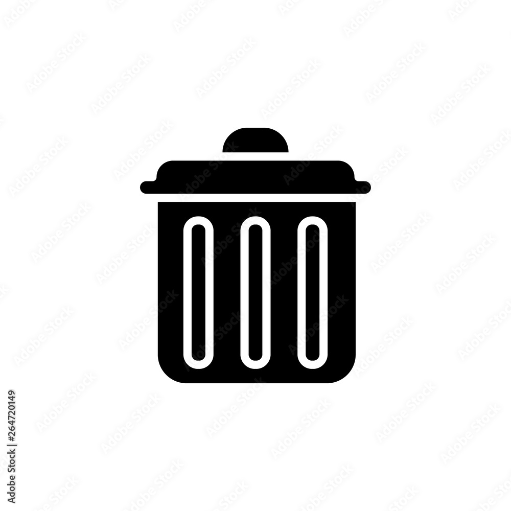 recycle bin icon vector. recycle bin vector design. sign design. flat style. Vector EPS 10 recycle bin icon vector. recycle bin vector design. sign design. flat style. Vector EPS 10