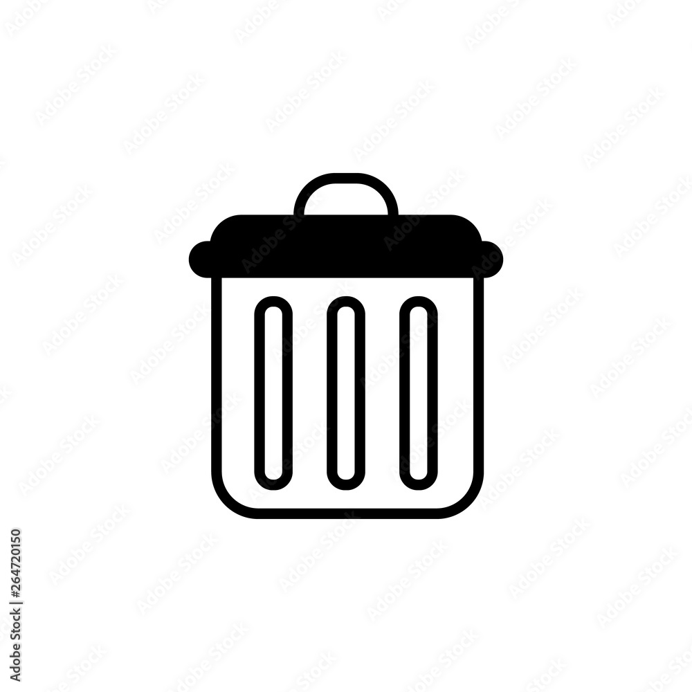 recycle bin icon vector. recycle bin vector design. sign design. flat style. Vector EPS 10 recycle bin icon vector. recycle bin vector design. sign design. flat style. Vector EPS 10