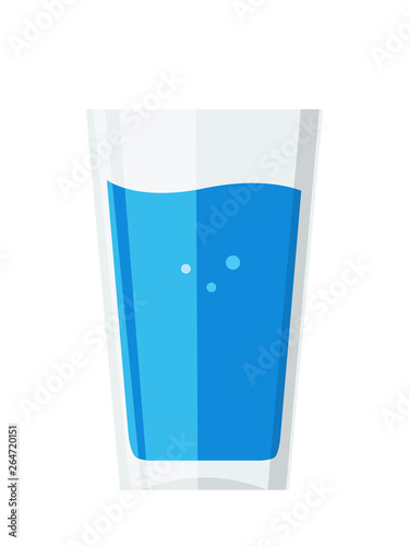 A glass of Mineral water