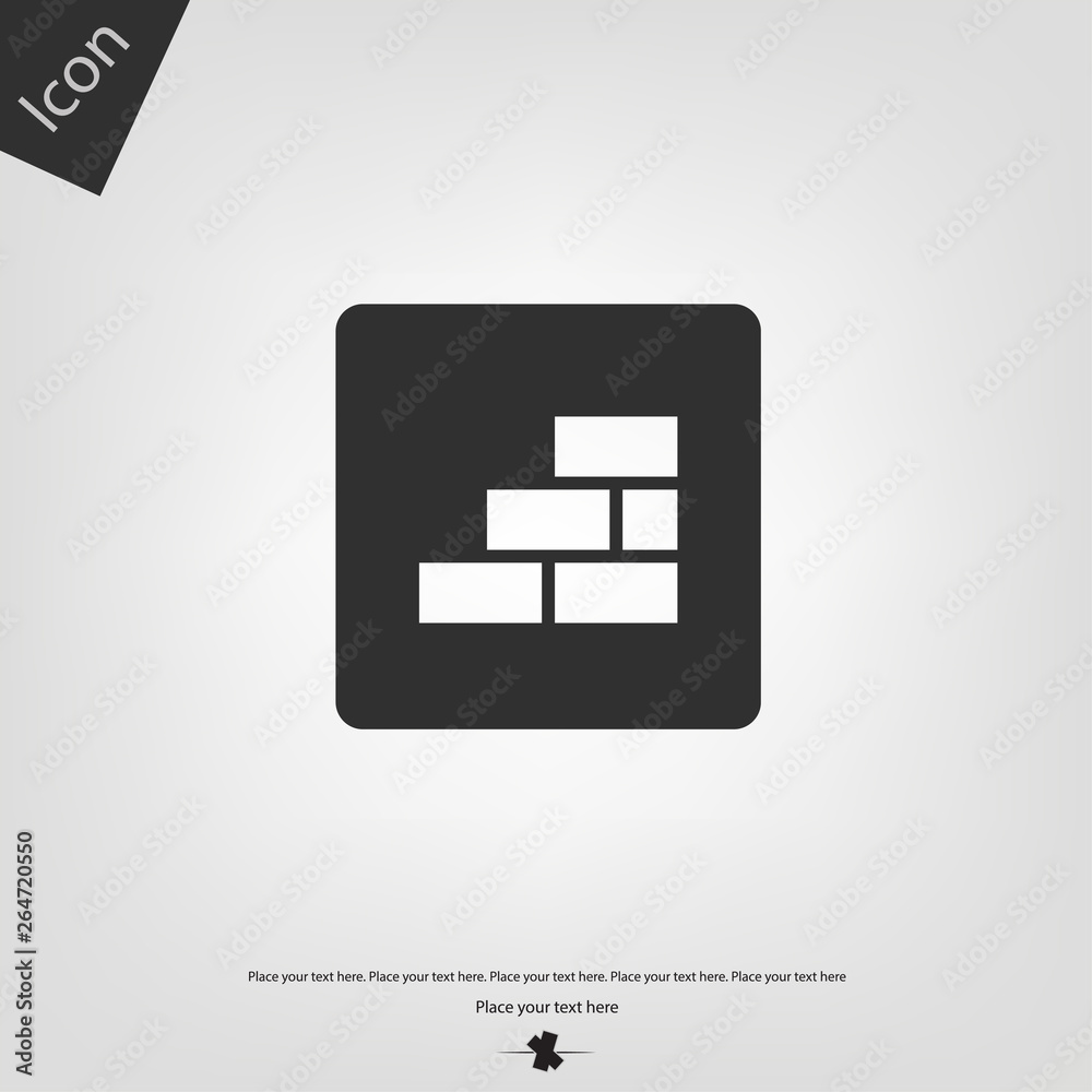 Brick wall icon Brick wall icon