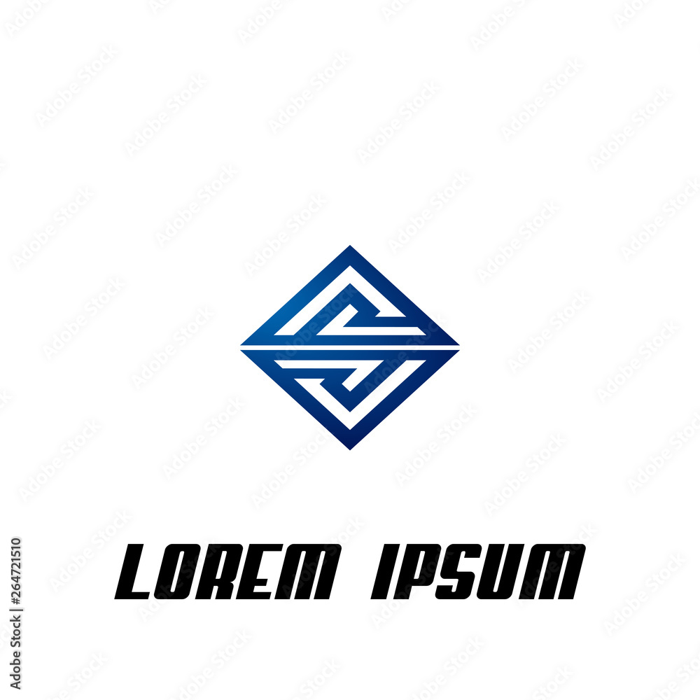 Fototapeta premium triangle logo icon