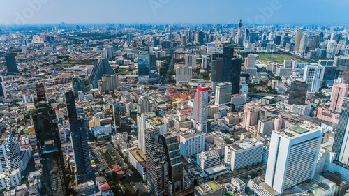 Landscape View of Bangkok city thailand