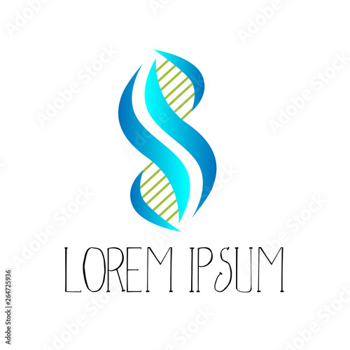 Free Download DNA logo icon for health company - GFXLoad
