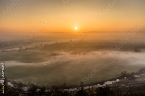 Sonnenaufgang über Fuchsstadt Hammelburg © tiefenbachpix