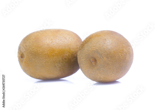 golden kiwifruit  kiwi isolated on white