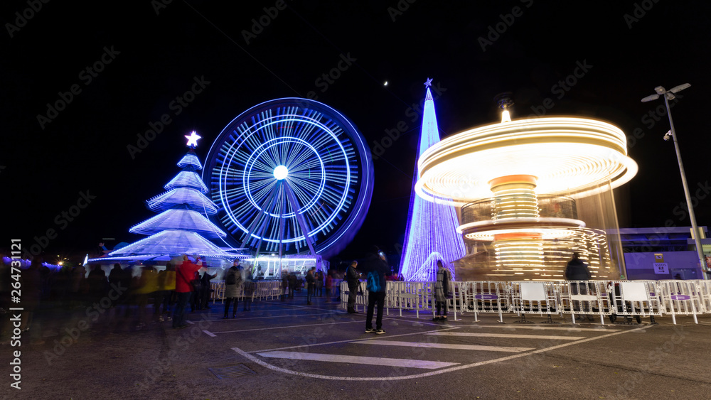 Christmas fair in Spain
