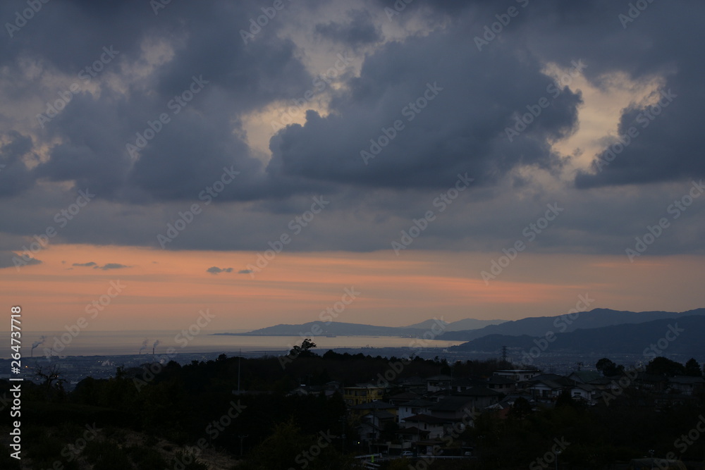 Naklejka premium 雲海