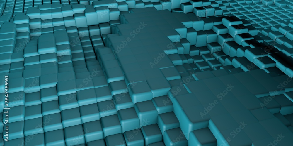 Obraz premium 3D Cubes Background