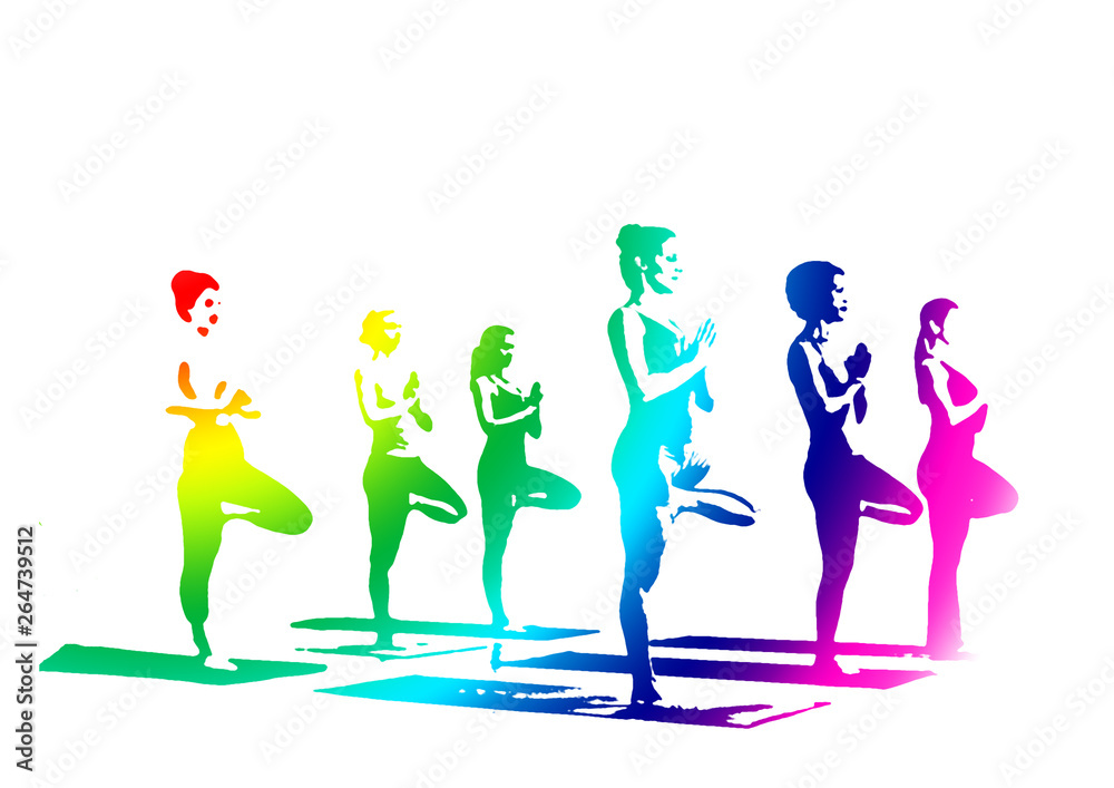 yoga en groupe yoga en groupe