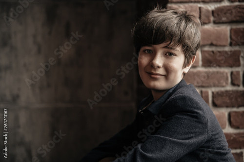 smiling young boy © Andrey Kiselev