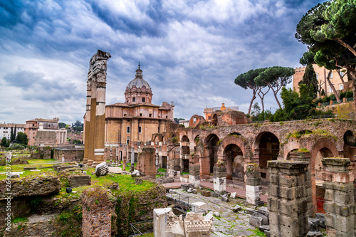 Roman Forum, view from Capitolium Hill in Rom