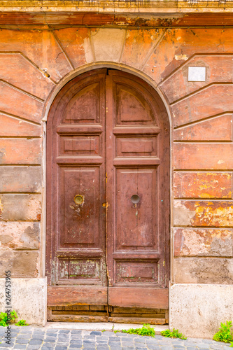 Old and beautiful ornate door