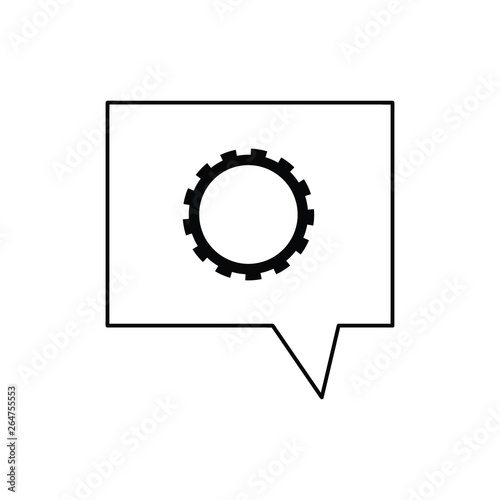 Engineering discussion line icon