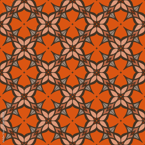 Abstract geometric seamless pattern. Textile printing, web design, wallpaper, border