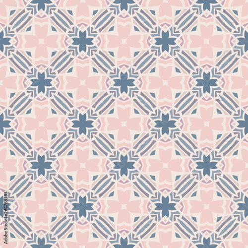 Abstract geometric seamless pattern. Textile printing, web design, wallpaper, border