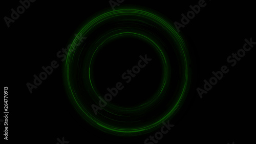 Green circle hud