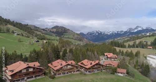 Hauts de Gstaad, Saanenmöser - Aerial 4K photo