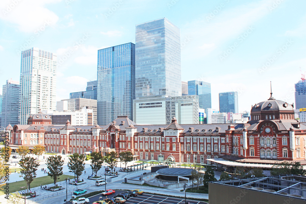 Fototapeta premium 東京駅の風景