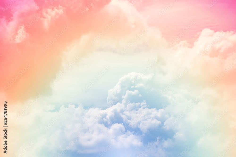 Cloud background with a pastel colour Cloud background with a pastel colour