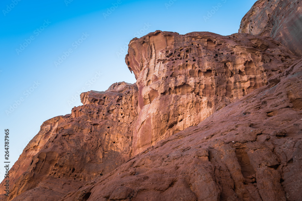 red rocks in timna national park