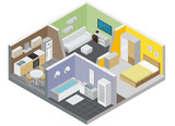 Two Rooms Apartment Design Concept