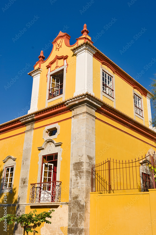 Houses In The Old Town Of Tavira, Algarve Portugal